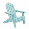 Fauteuil Adirondack 83 x 79 x 98 cm en bois bleu clair pour extérieur style classique